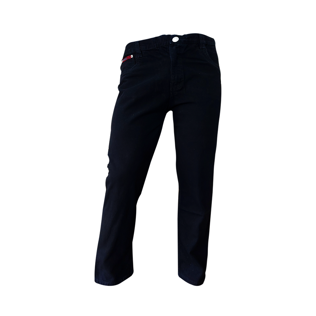 Pantalon negro clasico discount hombre